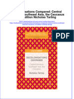 Textbook Decolonisations Compared Central America Southeast Asia The Caucasus 1St Edition Nicholas Tarling Ebook All Chapter PDF