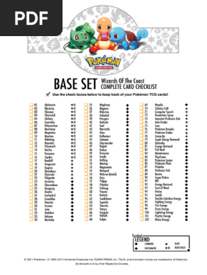 pokemon 1999 card list Original 151 Complete Set (151/150) 1999| TradingCardSets.Com