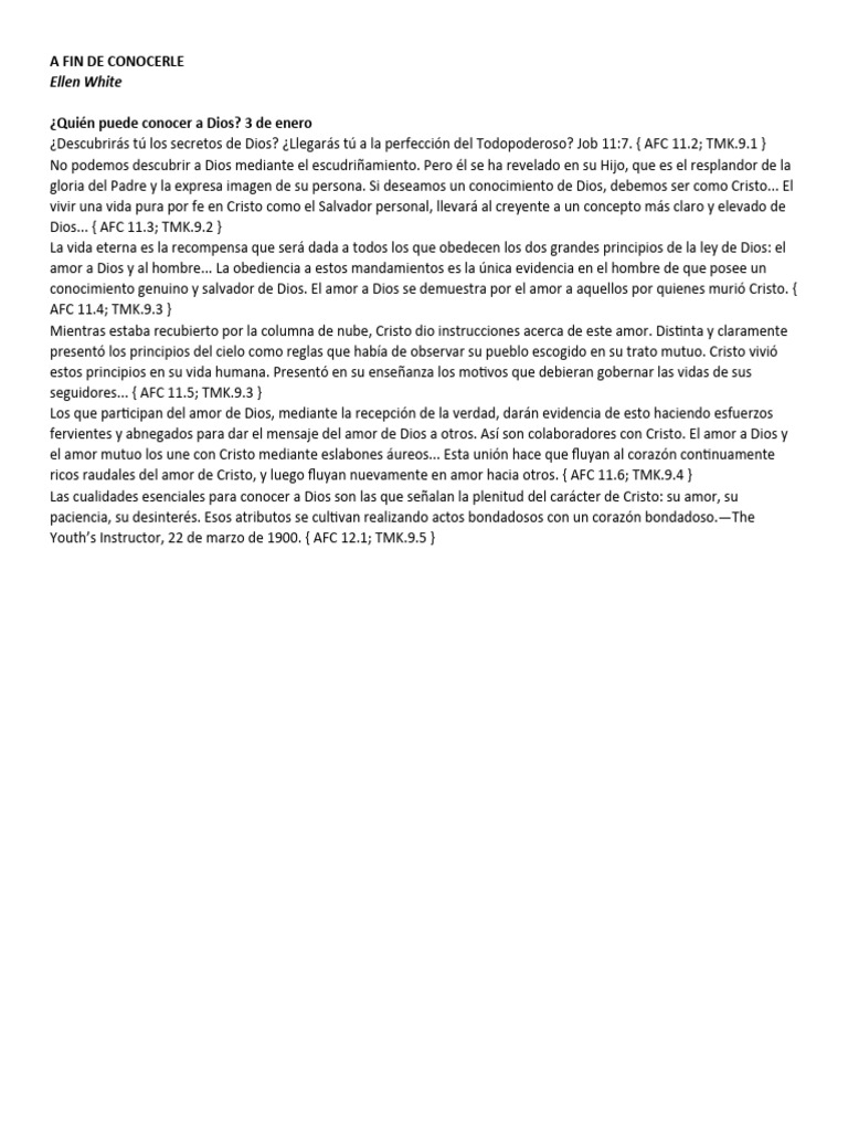 Conociendo a Dios a través de Cristo | PDF | Derecho