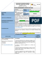 1ro. Año Semana UNO Proyecto Seis Historia 2do Parcial. 1ro. Quimestre