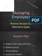 Class 7. Review Session for Mid-term