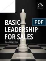 Basic Leadership For Sales