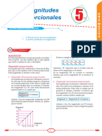 MAGNITUDES PROPORCIONALES 5TO