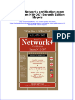PDF Comptia Network Certification Exam Guide Exam N10 007 Seventh Edition Meyers Ebook Full Chapter