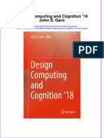 Download pdf Design Computing And Cognition 18 John S Gero ebook full chapter 