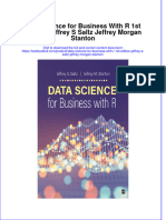 Full Chapter Data Science For Business With R 1St Edition Jeffrey S Saltz Jeffrey Morgan Stanton PDF