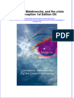 Textbook Descartes Malebranche and The Crisis of Perception 1St Edition Ott Ebook All Chapter PDF
