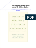 Textbook Design and Analysis of Time Series Experiments 1St Edition Bartos Ebook All Chapter PDF
