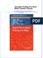Download textbook Digital Preservation Putting It To Work 1St Edition Tomasz Traczyk ebook all chapter pdf 