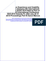 Download pdf Design User Experience And Usability Application Domains 8Th International Conference Duxu 2019 Held As Part Of The 21St Hci International Conference Hcii 2019 Orlando Fl Usa July 26 31 2019 Proceedin ebook full chapter 