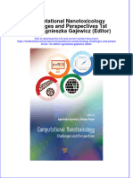 PDF Computational Nanotoxicology Challenges and Perspectives 1St Edition Agnieszka Gajewicz Editor Ebook Full Chapter