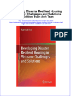 Download textbook Developing Disaster Resilient Housing In Vietnam Challenges And Solutions 1St Edition Tuan Anh Tran ebook all chapter pdf 