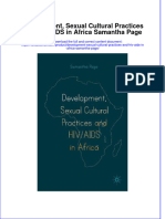 Download textbook Development Sexual Cultural Practices And Hiv Aids In Africa Samantha Page ebook all chapter pdf 