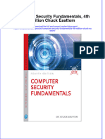 PDF Computer Security Fundamentals 4Th Edition Chuck Easttom Ebook Full Chapter
