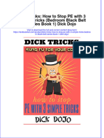 Download textbook Dick Tricks How To Stop Pe With 3 Simple Tricks Bedroom Black Belt Series Book 1 Dick Dojo ebook all chapter pdf 