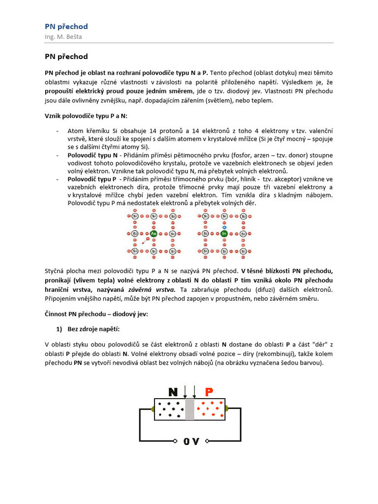 T1.4 PN Přechod | PDF