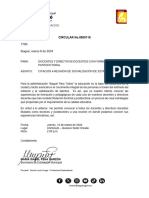 CIRCULAR No 000119 CITACIÓN REUNIÓN DE SOCIALIZACIÓN DE ESTRATEGIAS