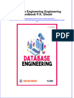 Full Chapter Database Engineering Engineering Handbook P K Ghosh PDF