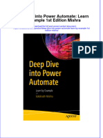 Full Chapter Deep Dive Into Power Automate Learn by Example 1St Edition Mishra PDF