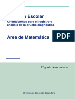 1 Matematica Orientaciones para El Regisro y Analisis de La Prueba Diagnostica 2024