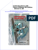 Download pdf Differential Equations With Boundary Value Problems 9Th Edition Dennis G Zill ebook full chapter 