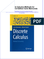 Download textbook Discrete Calculus Methods For Counting 1St Edition Carlo Mariconda ebook all chapter pdf 