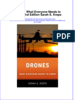 Textbook Drones What Everyone Needs To Know 1St Edition Sarah E Kreps Ebook All Chapter PDF