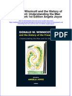 Textbook Donald W Winnicott and The History of The Present Understanding The Man and His Work 1St Edition Angela Joyce Ebook All Chapter PDF