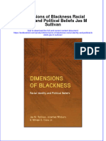 Textbook Dimensions of Blackness Racial Identity and Political Beliefs Jas M Sullivan Ebook All Chapter PDF
