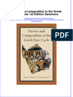 Textbook Device and Composition in The Greek Epic Cycle 1St Edition Sammons Ebook All Chapter PDF