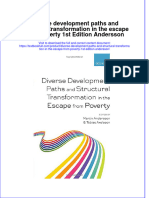Textbook Diverse Development Paths and Structural Transformation in The Escape From Poverty 1St Edition Andersson Ebook All Chapter PDF