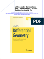 Download pdf Differential Geometry Connections Curvature And Characteristic Classes 1St Edition Loring W Tu 2 ebook full chapter 