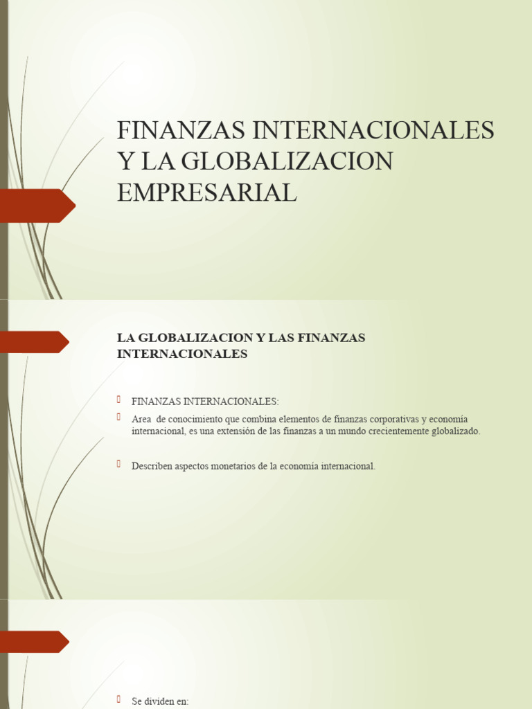 Finanzas Internacionales y Globalización | PDF | Tipo de cambio | Inflación