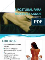 Higiene Postural para Docentes Sanos