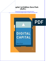 Textbook Digital Capital 1St Edition Sora Park Auth Ebook All Chapter PDF