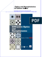 Download textbook Diffractive Optics And Nanophotonics 1St Edition Soifer ebook all chapter pdf 
