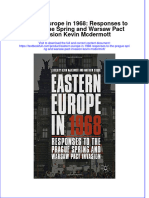 Textbook Eastern Europe in 1968 Responses To The Prague Spring and Warsaw Pact Invasion Kevin Mcdermott Ebook All Chapter PDF