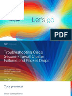 TACSEC-2006  Troubleshooting Cisco Secure Firewall Cluster failures and packet drops - 2023