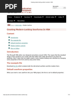 Creating modern-looking userform controls in VBA