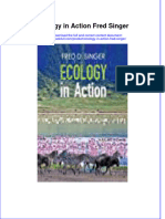 PDF Ecology in Action Fred Singer Ebook Full Chapter