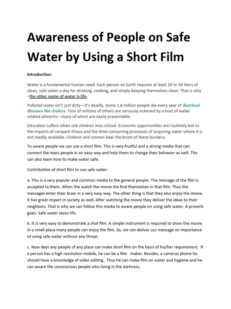 awarenes-on-safe-water-pdf-water-pollution-water