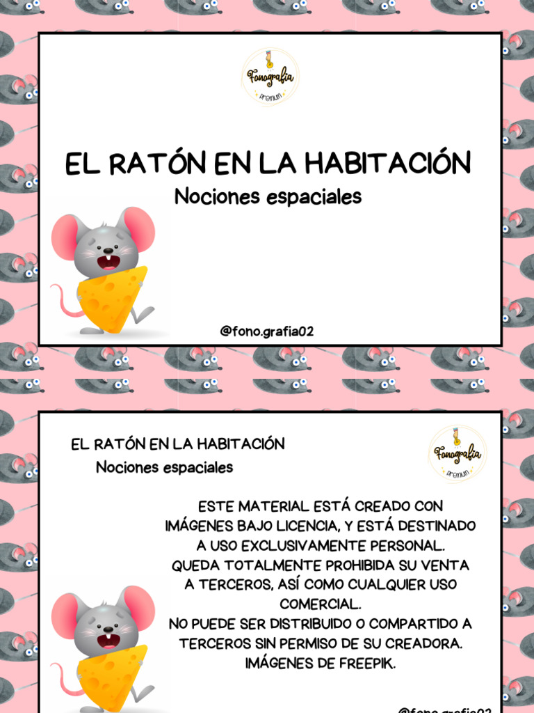 El Ratón en La Habitación Nociones Espaciales | PDF