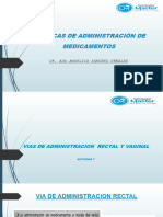 ACTIVIDAD 8. ADMINISTRACION DE LOS MEDICAMENTOS (VIA ANAL Y VAGINAL )