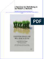 Download textbook Ecosystem Services For Well Being In Deltas Robert J Nicholls ebook all chapter pdf 