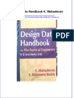 Download full chapter Design Data Handbook K Mahadevan pdf docx