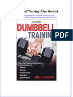 Download pdf Dumbbell Training Allen Hedrick ebook full chapter 