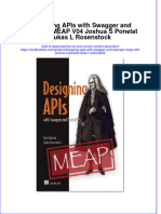 Download full chapter Designing Apis With Swagger And Openapi Meap V04 Joshua S Ponelat Lukas L Rosenstock pdf docx