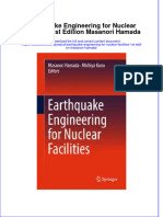 Textbook Earthquake Engineering For Nuclear Facilities 1St Edition Masanori Hamada Ebook All Chapter PDF