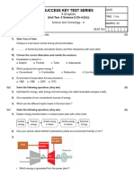 Class 10 E Unit Test-2 Science - 2Q