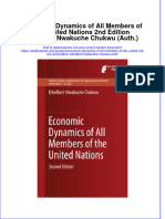 Download textbook Economic Dynamics Of All Members Of The United Nations 2Nd Edition Ethelbert Nwakuche Chukwu Auth ebook all chapter pdf 